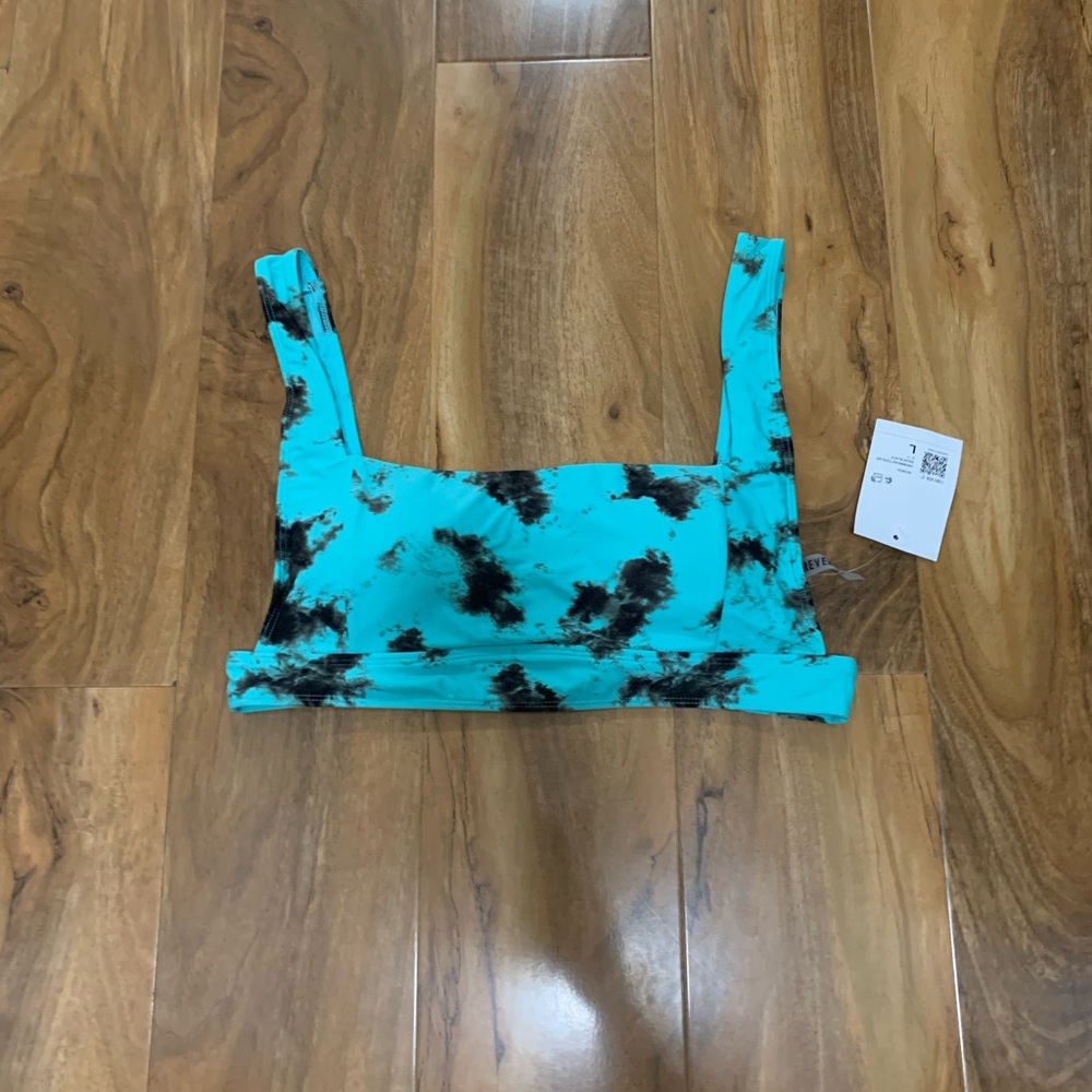 💥SOLD💥Forever 21 Blue Tye-Dye Bikini Top